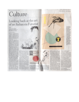 L`articolo su International Herald Tribune 17 settembre 2012