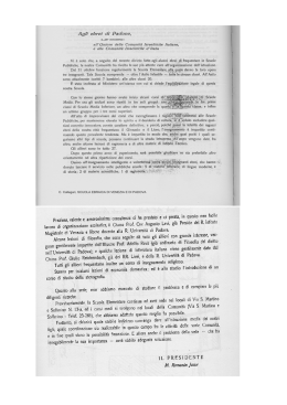 nota del presidente Jacur