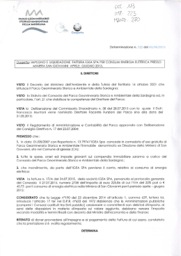 Oggetto: IMPEGNO E LIQUIDAZIONE FATTURA IGEA SPA PER