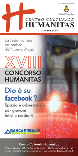 XVIII_concorso humanitas