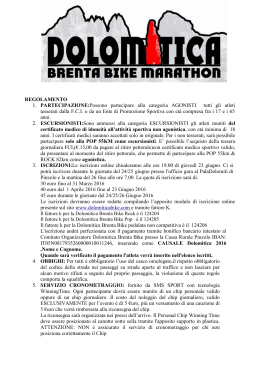 Regolamento - Dolomitica Brenta Bike