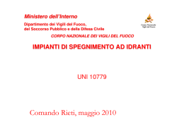 Idranti STUDIO - Ordine degli Ingegneri della Provincia di Latina