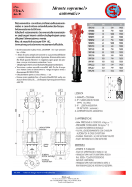 Idrante soprasuolo automatico