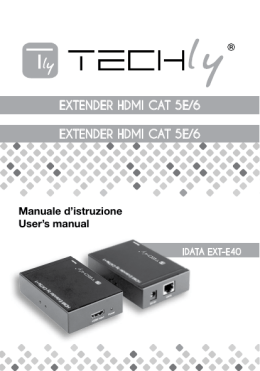 IDATA EXT-E40 Manuale