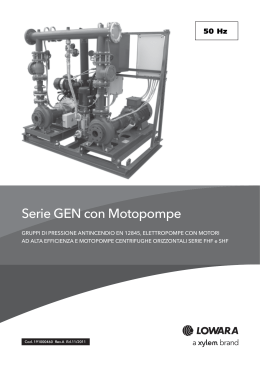 Serie GEN con Motopompe