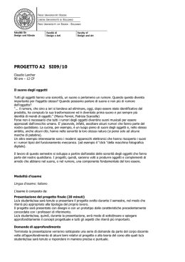 Semestre invernale 09/10 - Libera Universit&agrave; di Bolzano