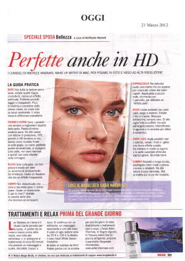 Oggi -- 21 Marzo 2012