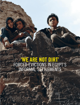 WE ARE NOT DIRT - Amnistia Internacional