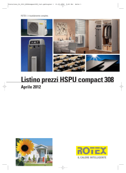 Pompa di calore – Bassa temperatura HPSU compact 308