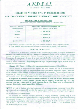 Scarica il prospetto informativo