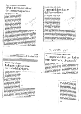 «Per il lavoro i cristiani devono fare squadra»
