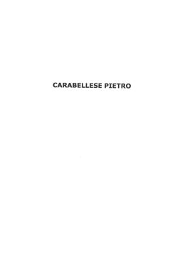 Pietro Carabellese - Provincia di Livorno