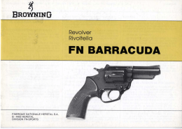 Page 1 BROWNING Revolver Rivol&iuml;ello FN BARRACUDA