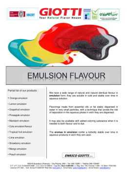 (Microsoft PowerPoint - EMULSION flavour [modalit\340