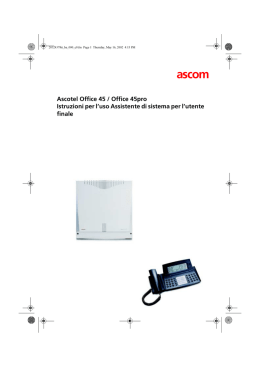 Istruzioni utente finale