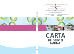DEI SERVIZI SANITARI
