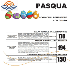 SOGGIORNI BENESSERE CON GUSTO