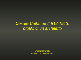 Cesare Cattaneo (1912-1943) Projects and Buildings