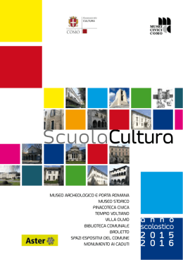 Scarica QUI la Guida didattica per le scuole 2015-2016