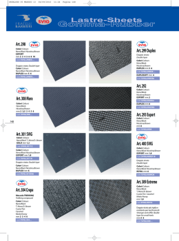 Lastre-Sheets Gomma