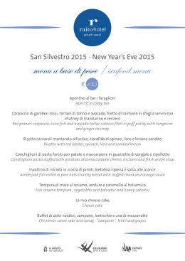 Veglione - Ragosta Hotels Collection