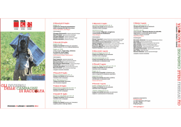 La brochure del convegno