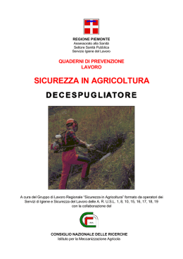 Decespugliatore - Istituto per le Macchine Agricole e Movimento Terra