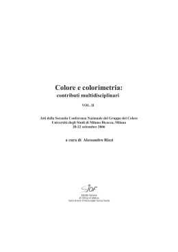Scarica gli atti - Gruppo del Colore
