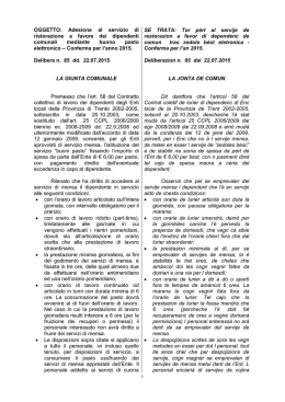 Delibera Giunta n. 85