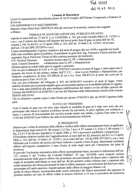 verbale via D`Azeglio