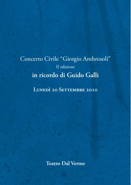 qui - Associazione Civile Giorgio Ambrosoli