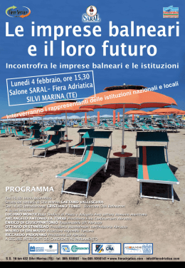 Le imprese balneari e li loro futuro