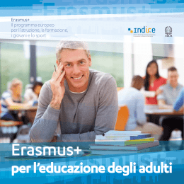 Erasmus+ per l`educazione degli adulti