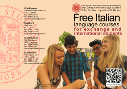 Italian Language Course - Università degli Studi di Bologna