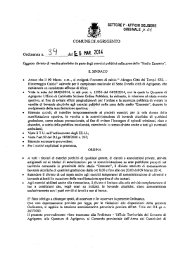 Stadio Esseneto - Comune di Agrigento