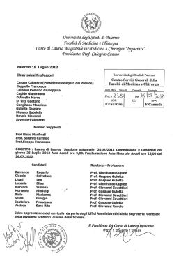 Universit&agrave; degli Studi di Q`a[ermo