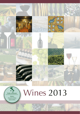 Wines 2013 - Italicatessen