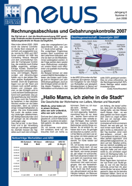 Infoblatt News Nr. 6 - Juni 2008 (PDF 523 KB)
