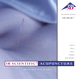 3B Scientific - Aghi per agopuntura SEIRIN