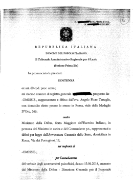 Non idoneit&agrave; VFP4 per microcitemia: errore sui presupposti.