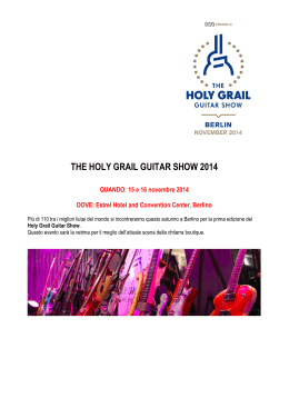 THE HOLY GRAIL GUITAR SHOW 2014