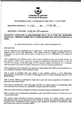 lavori per la realizzazione della via di fuga del