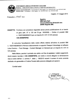 Ordine - Università degli studi di Cagliari.