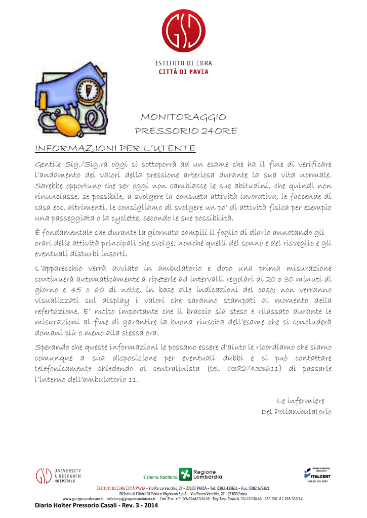 scarica diario pressorio da
