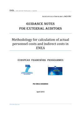 GUIDANCE NOTES FOR EXTERNAL AUDITORS