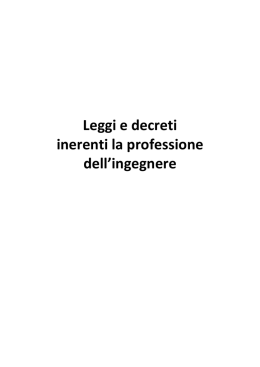 Norme e deontologia ingegneri - Universit&agrave; degli Studi di Udine