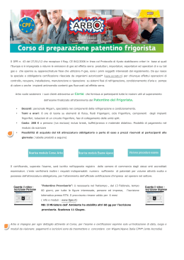 Page 1 Il DPR n. 43 del 27/01/12 che recepisce il Reg. CE 842/2006
