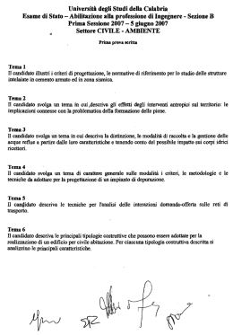 Universit&agrave; degli Studi della Calabria