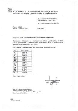 W ASSOGRAFICI - Associazione Nazionale lto|icmo industrie