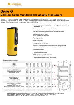 Serie G - nucleosolare
